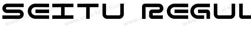 Seitu Regular字体转换